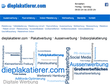 Tablet Screenshot of dieplakatierer.com